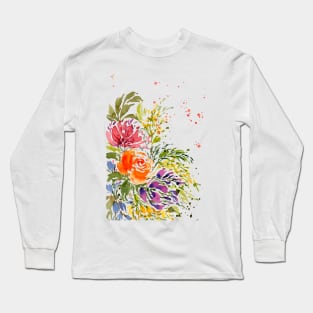 Summer flowers Long Sleeve T-Shirt